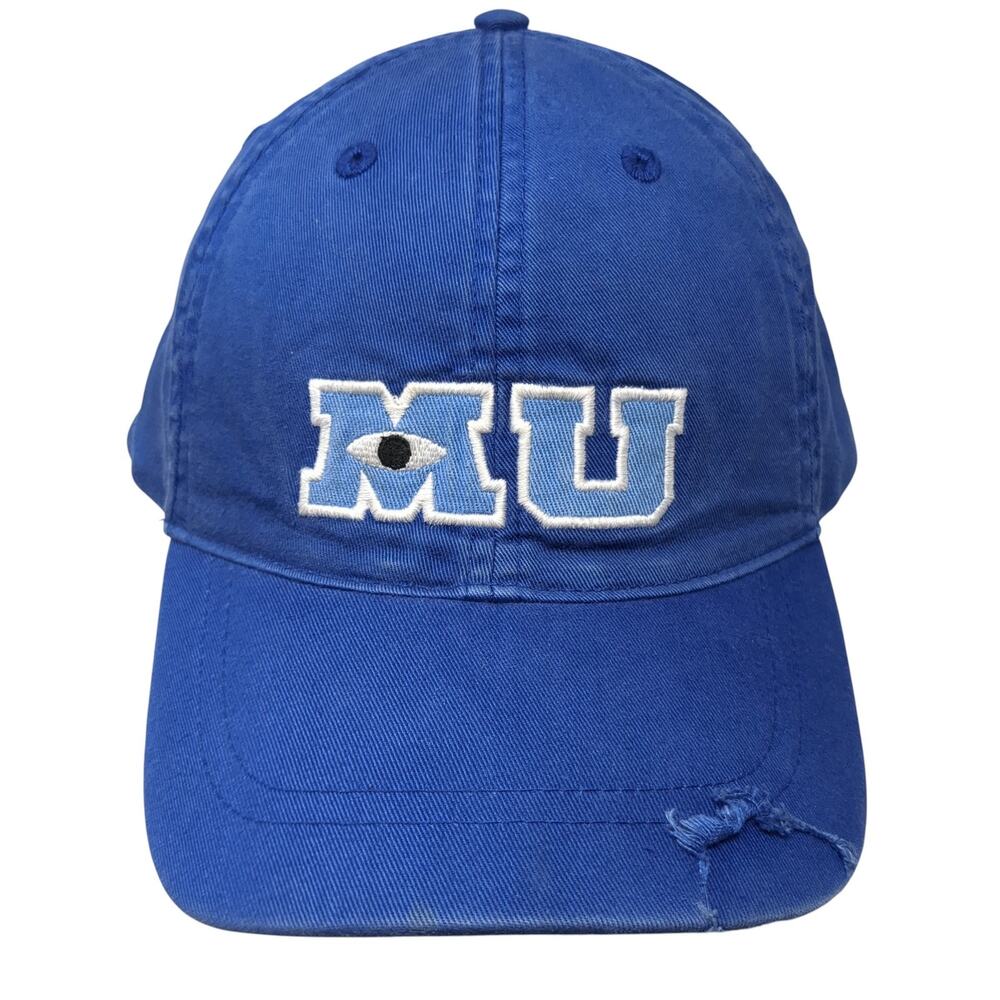 MU Monsters University Strapback Hat Blue One Size Disney Parks Authentic